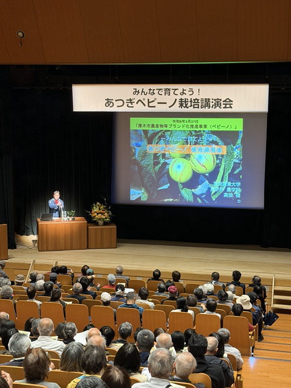 「みんなで育てよう ペピーノ栽培講演会」を開催しました